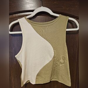 Retro Style Cropped Tank Top